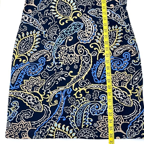 J McLaughlin Embroidered Paisley Catalina Cloth Sheath Dress Womens Size M - Picture 9 of 9